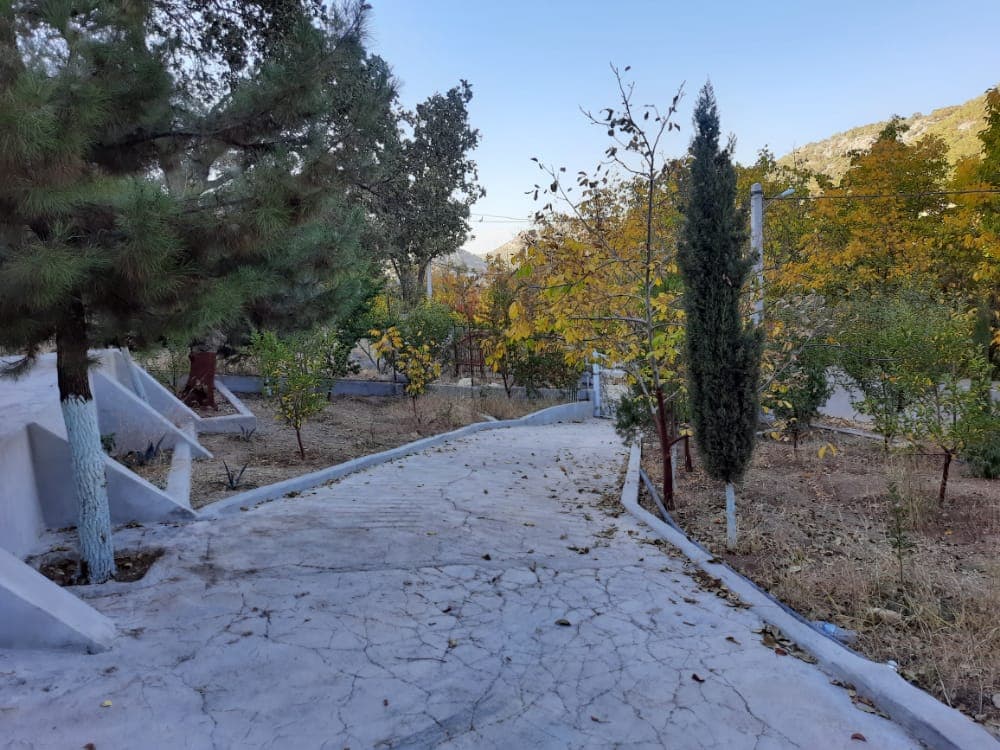 حیاط اقامتگاه