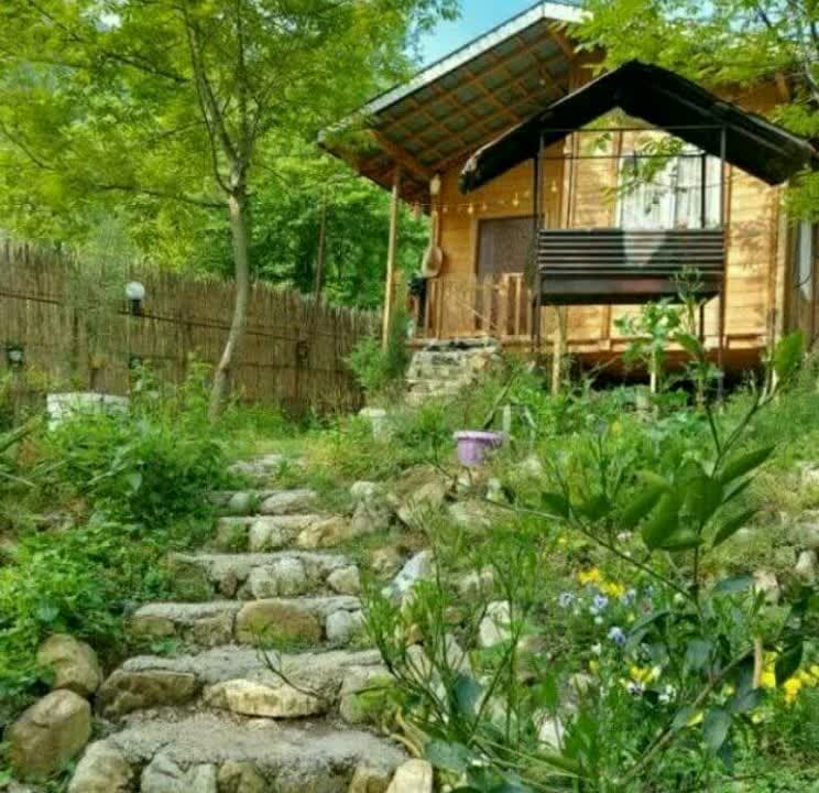 کلبه چوبی جنگلی در نیلاش شاندرمن