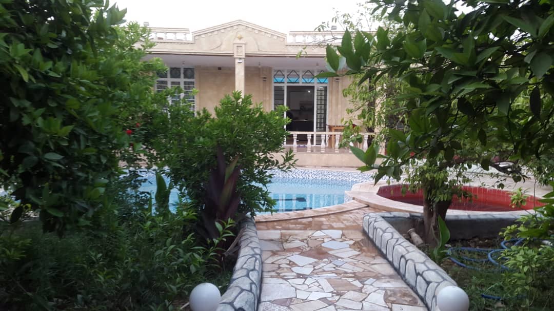 اجاره باغ ویلا استخردار در شمس آباد -دزفول نما و استخر
