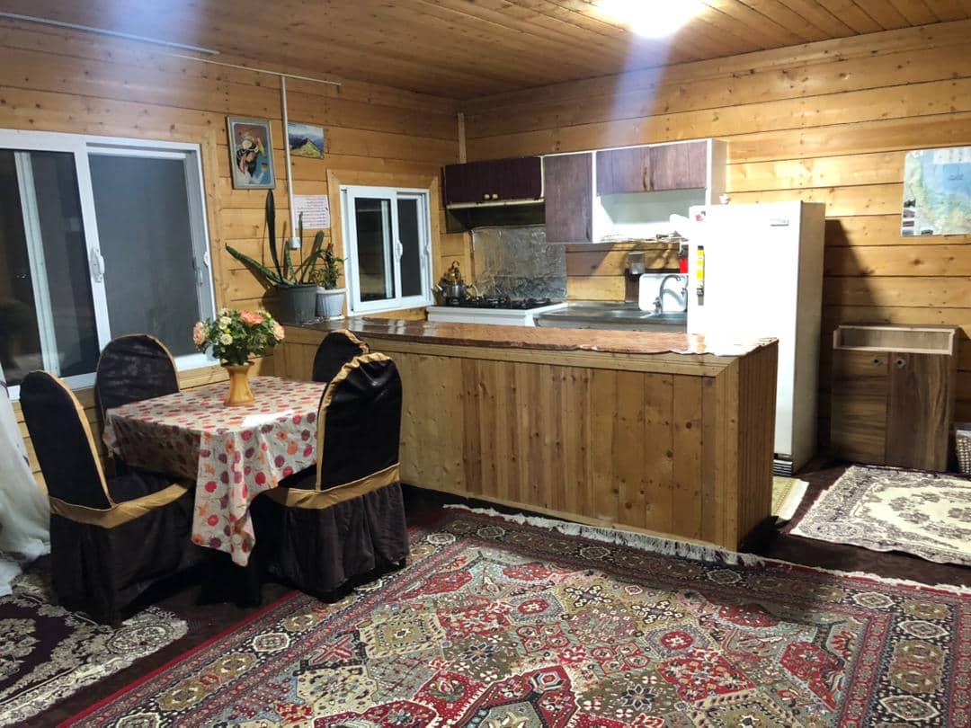 کلبه چوبی جنگلی در روستای گنذر ماسال