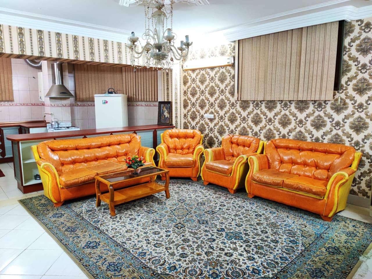 اجاره آپارتمان مبله سه خوابه در لاهور اصفهان - واحد یک